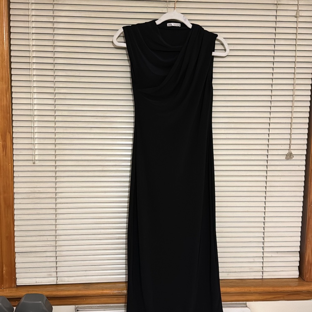 Zara black maxi dress